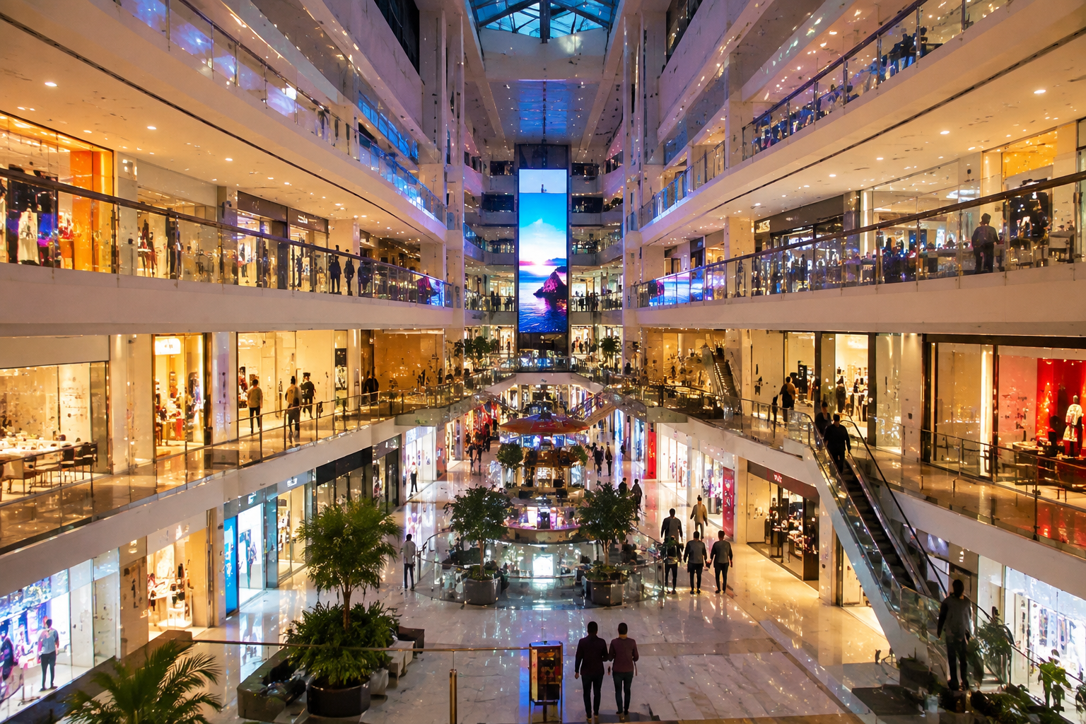 Shopora shopping mall interior